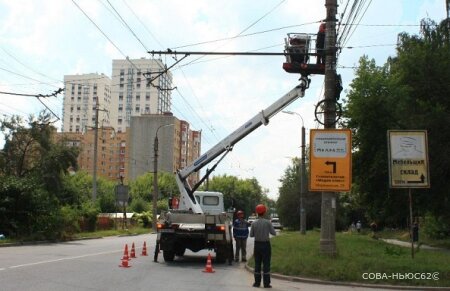 В выходные в Рязани меняли уличные светильники на 32 улицах