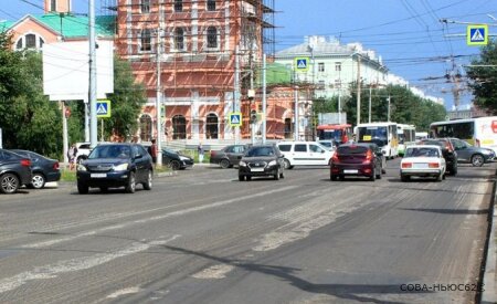 При ремонте центральных улиц в Рязани пытаются минимизировать пробки