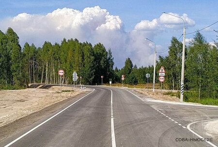 В Спасском районе отремонтировали часть дороги на село Бельское