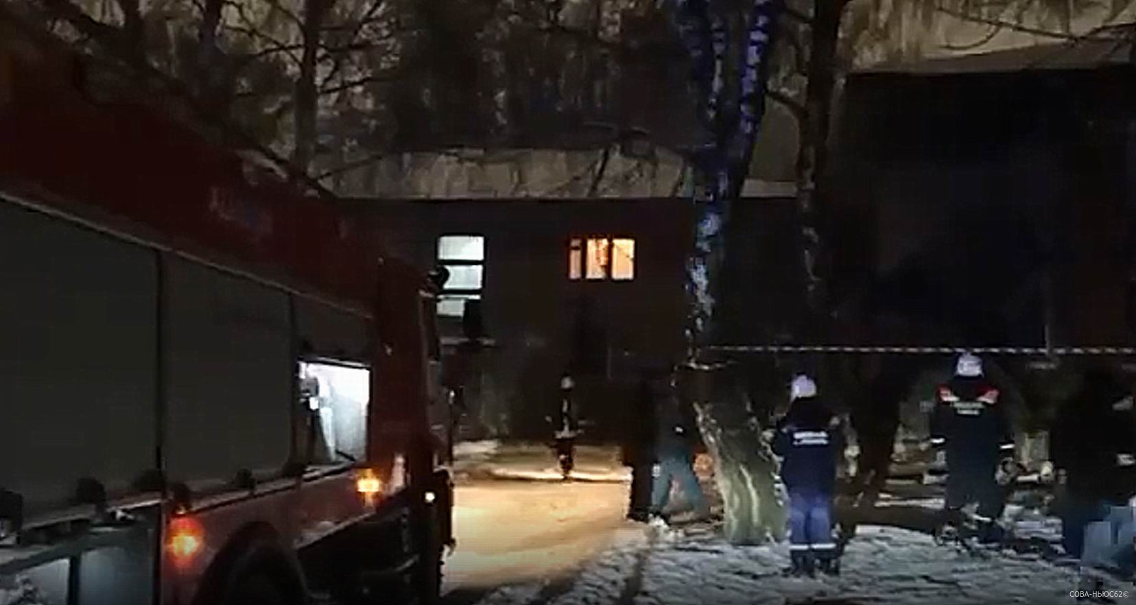В Рязани на улице Пушкина из-за взрыва газа обрушился двухэтажный дом