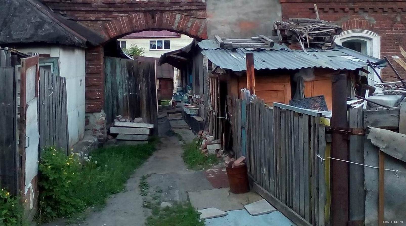 В Рязани ночью горел жилой дом в районе улицы Безбожной