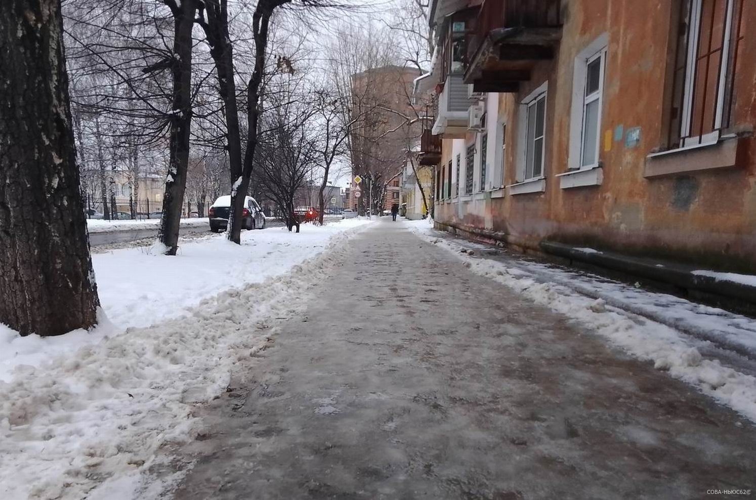 На 1 января в Рязанской области объявлено метеопредупреждение из-за мокрого снега