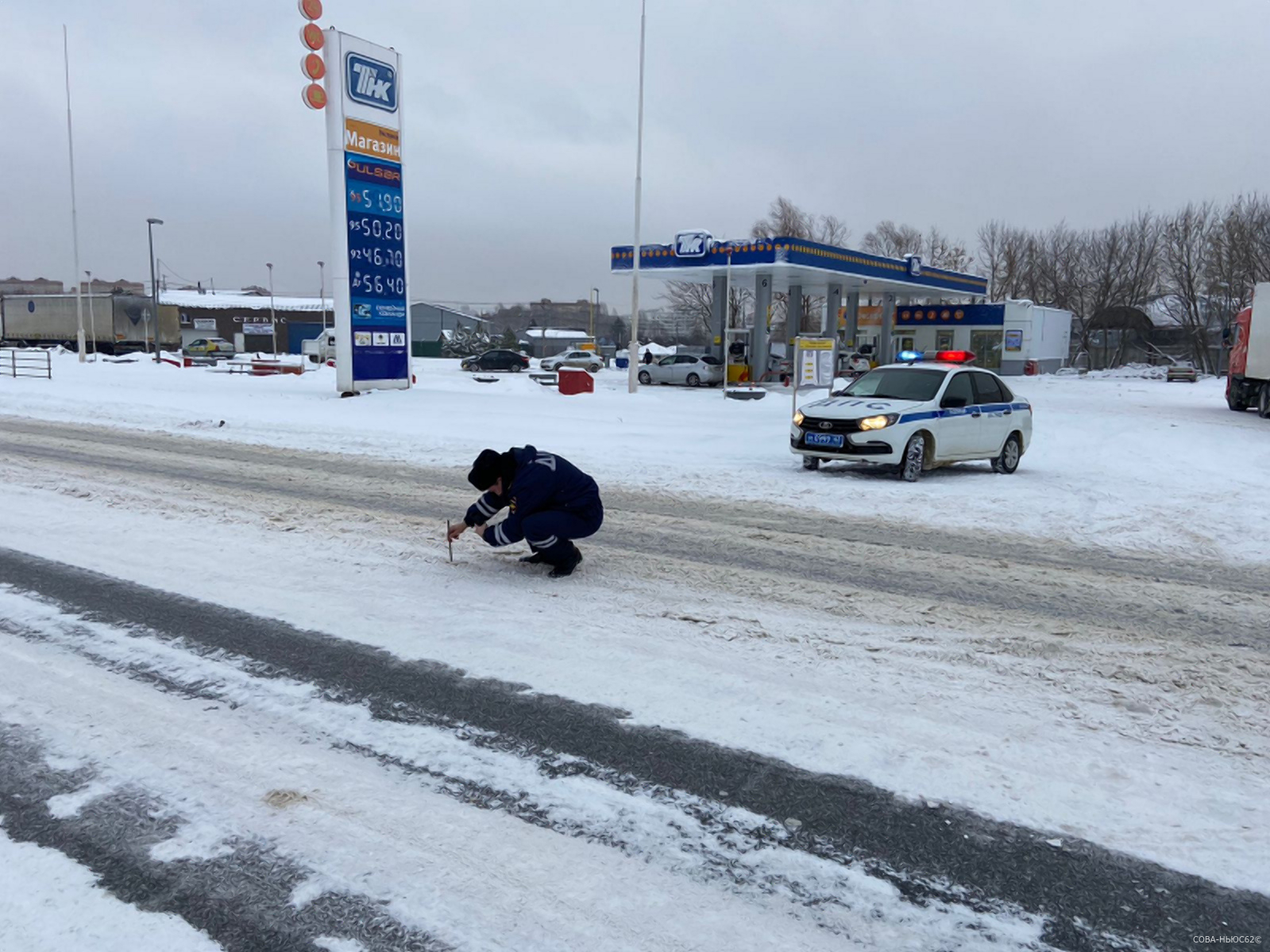 Госавтоинспекция указала на недостатки по расчистке улиц Рязани от снега