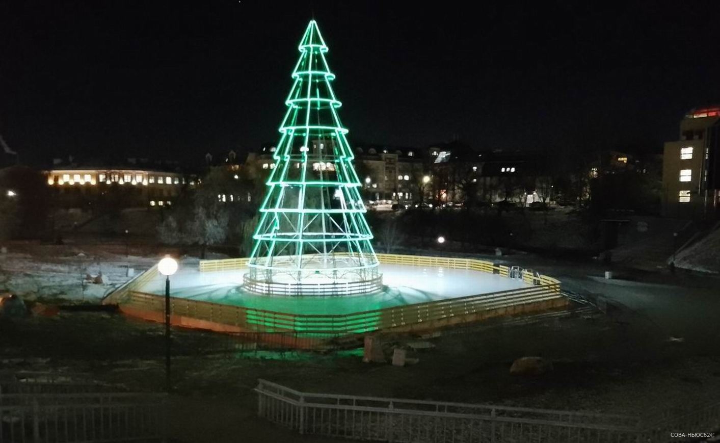 Каток на Лыбедском бульваре в Рязани откроется 14 декабря