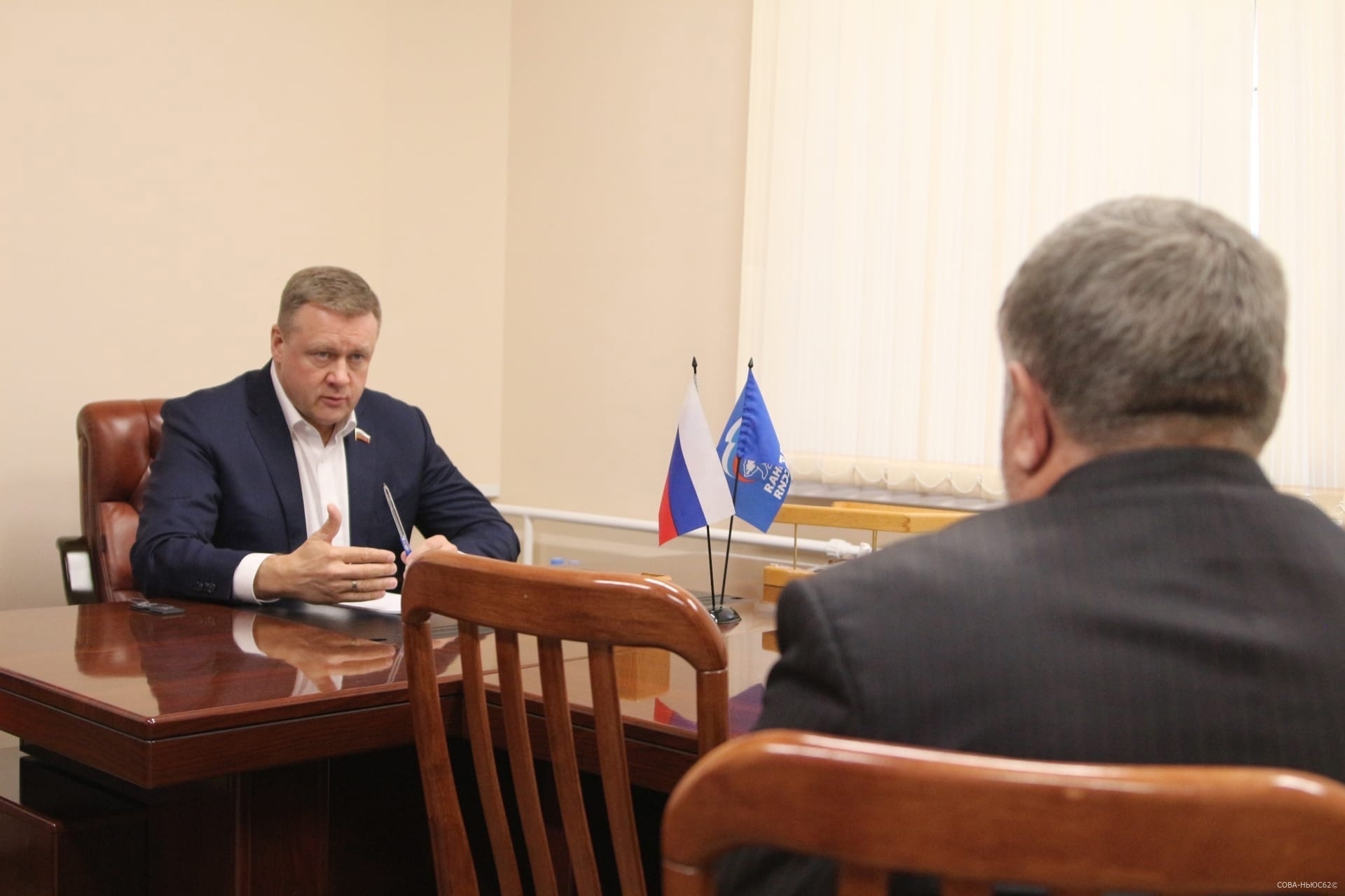 Николай Любимов обещал помочь отцу пропавшего мобилизованного из Рязанской области