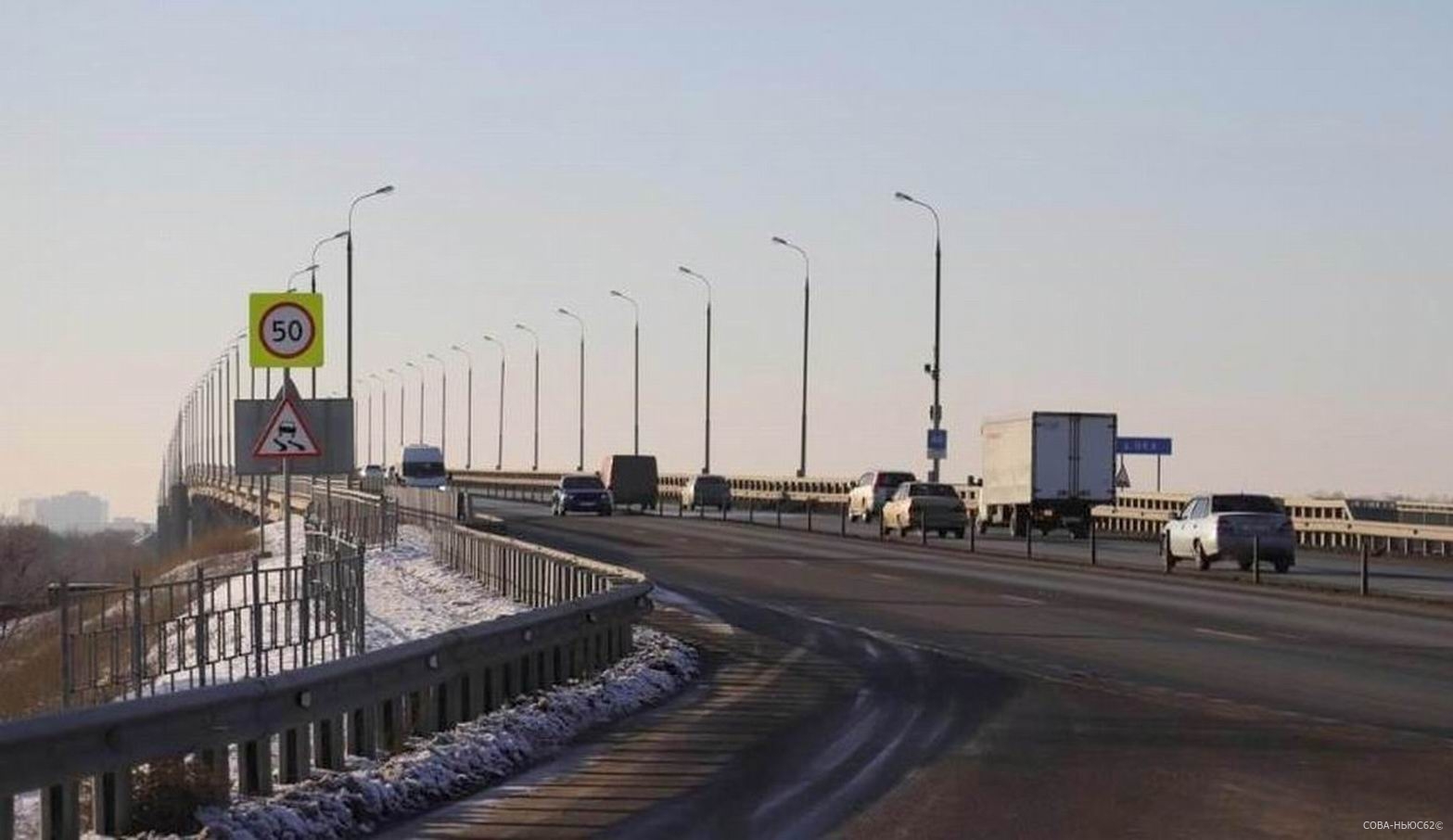 Рязанские губернатор и министр транспорта осмотрели Солотчинский мост