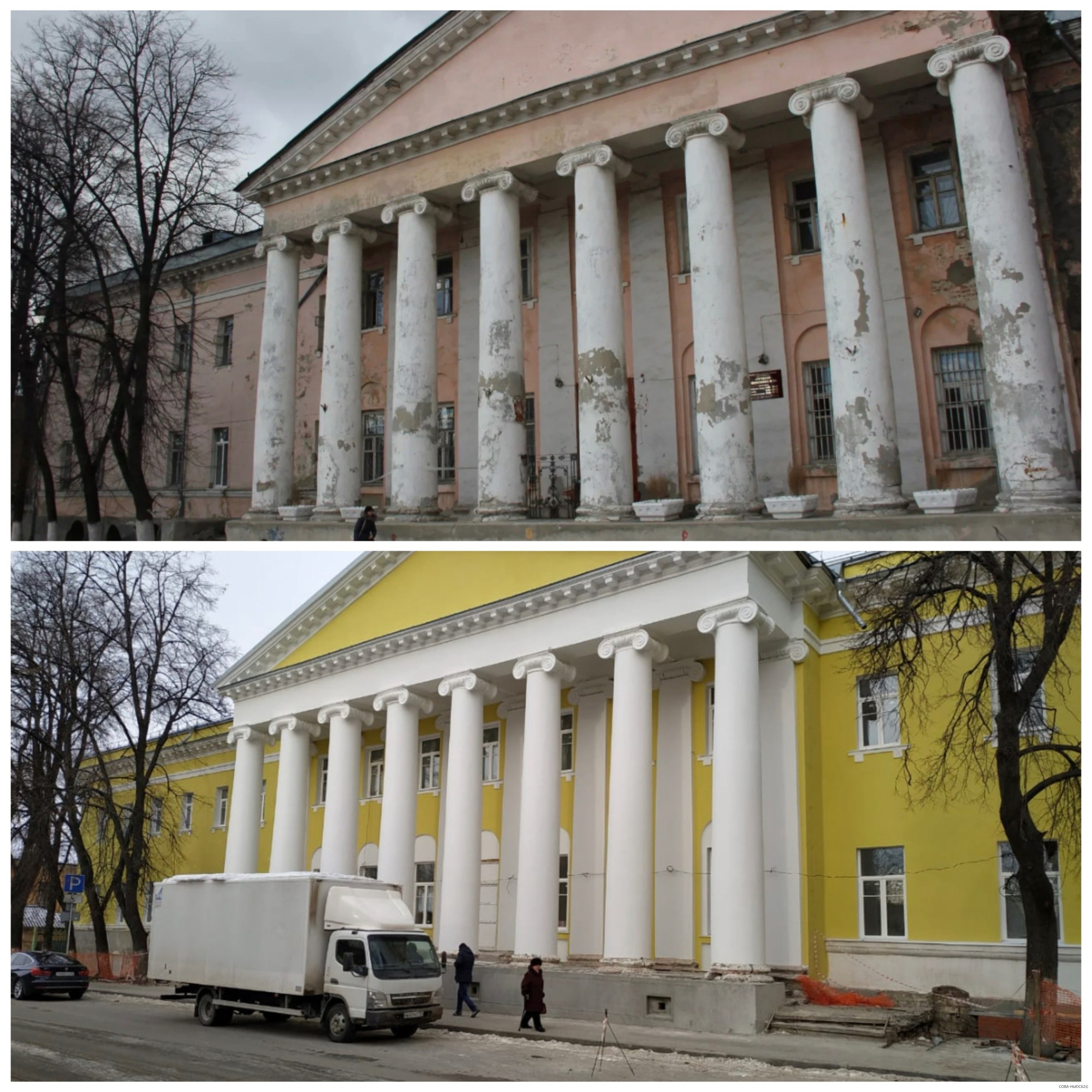 Главврач ОКБ показал фото нового фасада после ремонта поликлиники №14