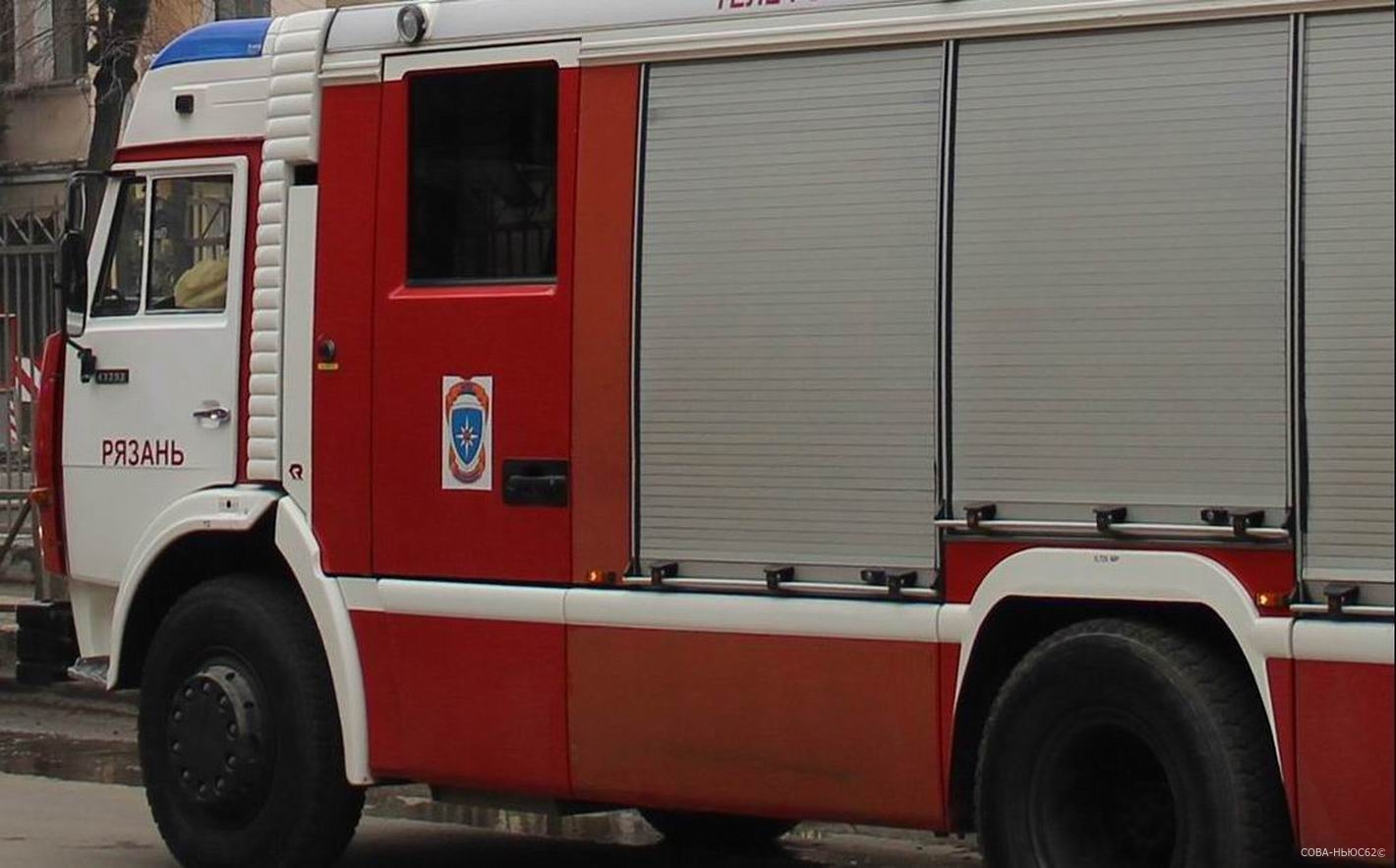 В Скопине пожарные потушили загоревшуюся газовую автозаправку