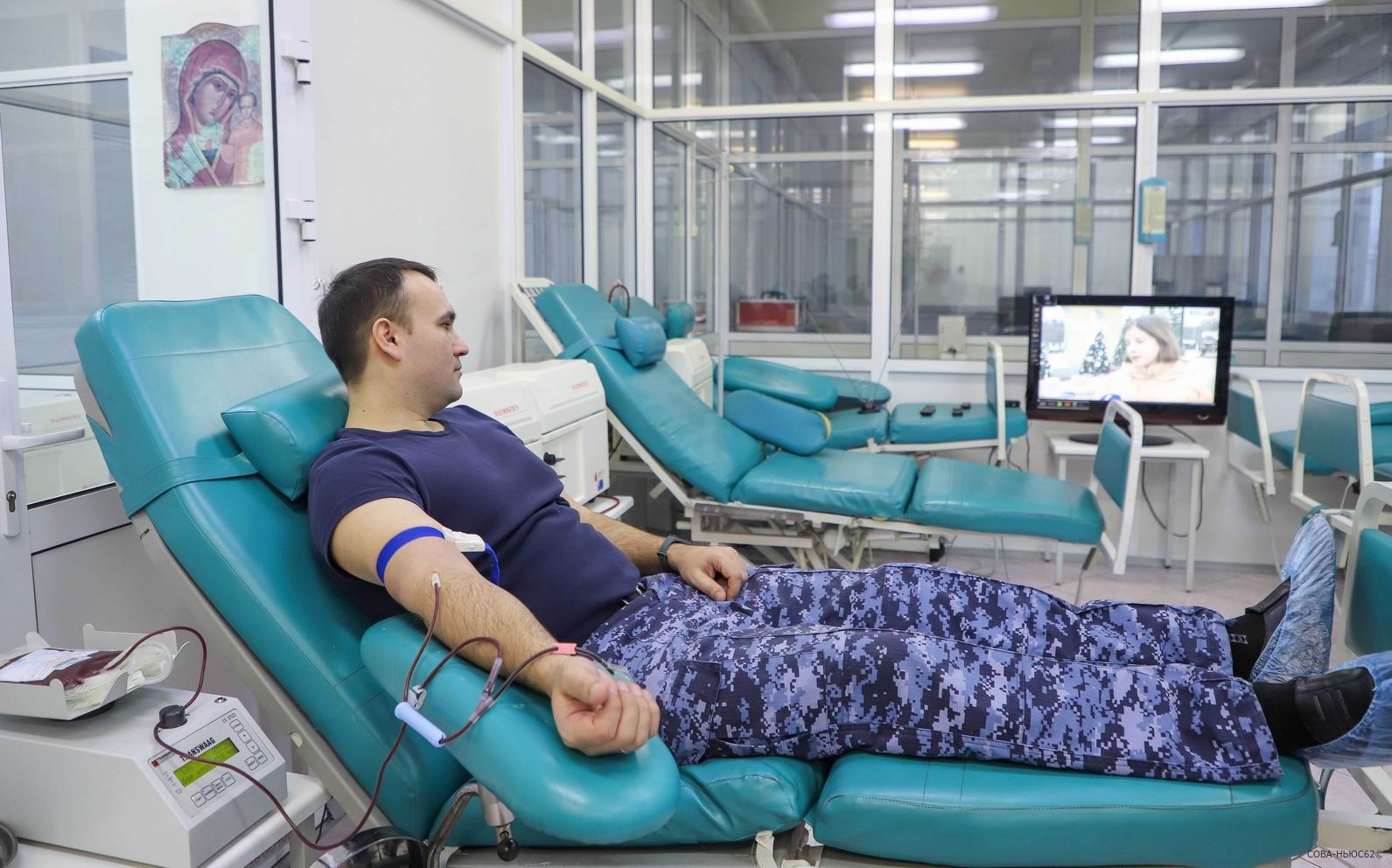 Росгвардейцы в Рязани сдали кровь для медиков