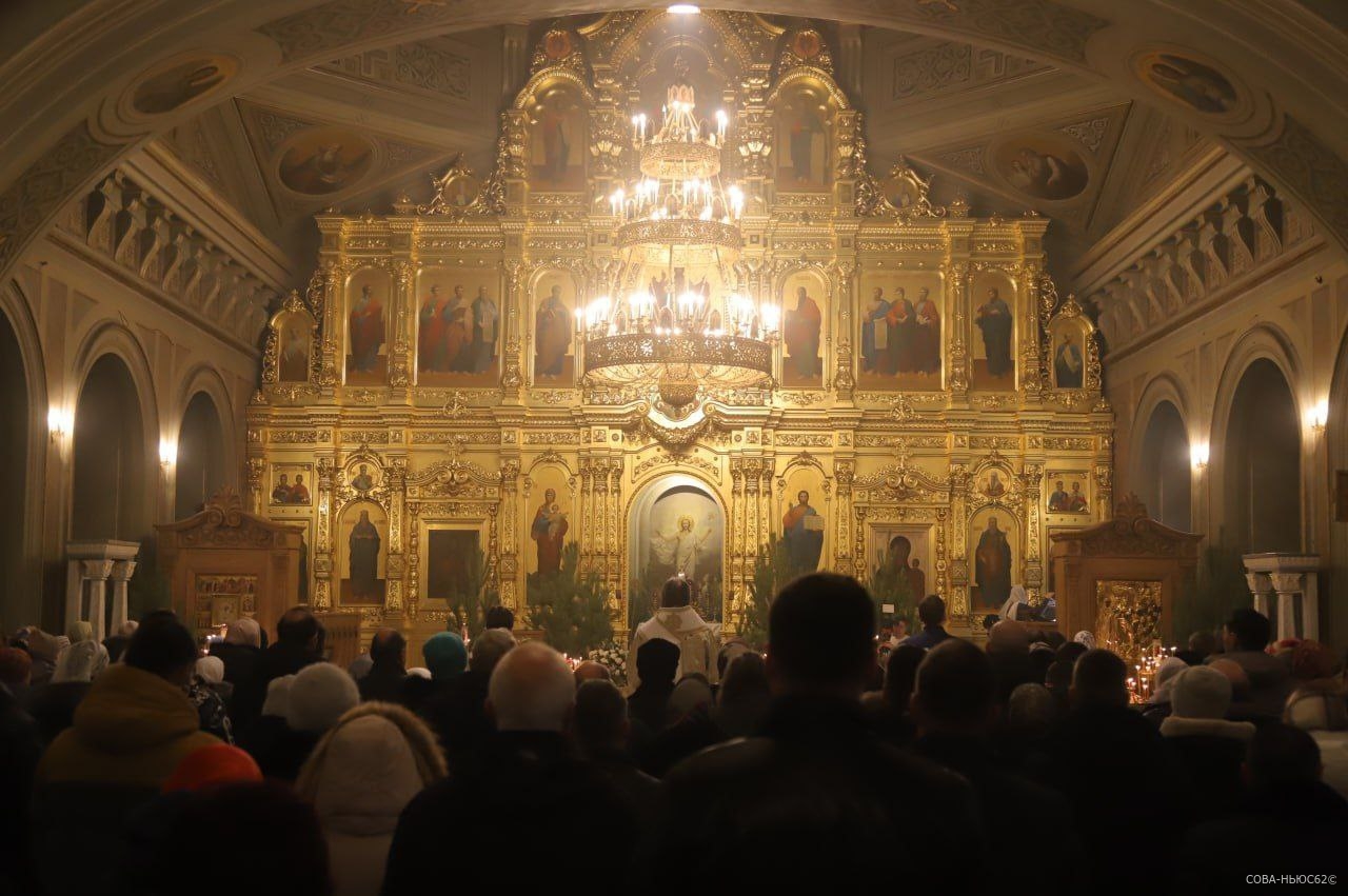 Рождество в храмах Рязанской области праздновали 17 тысяч человек