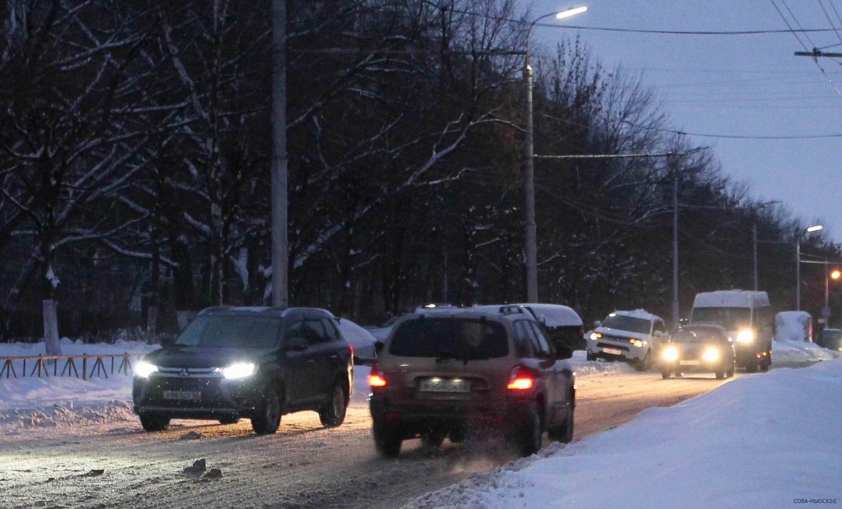 В Рязанской области 17 января пойдет небольшой снег и усилится ветер