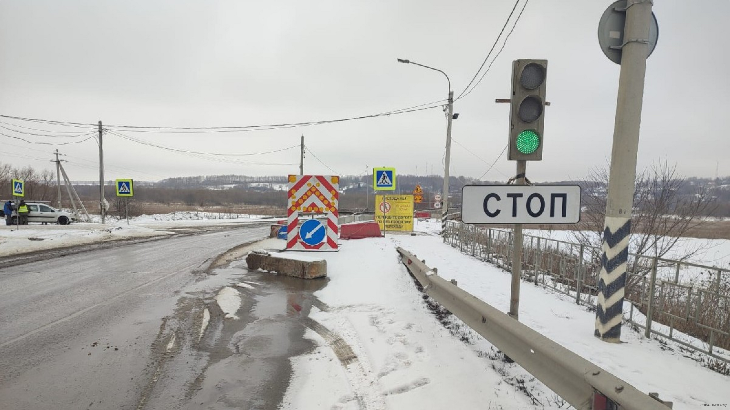 Мост через Проню будет закрыт для фур тяжелее 10 тонн