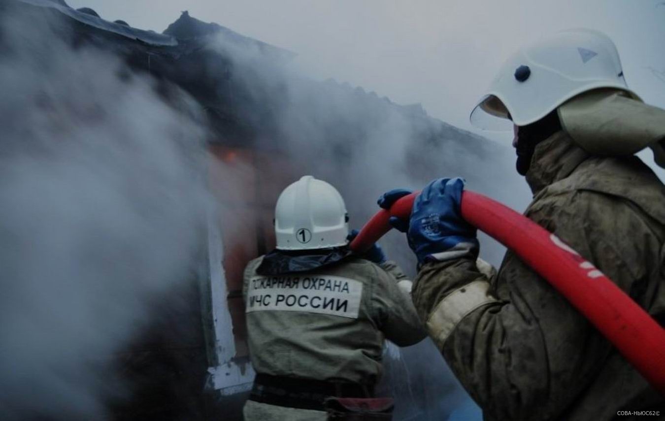 В Сасовском районе в крупном пожаре погиб 88-летний мужчина