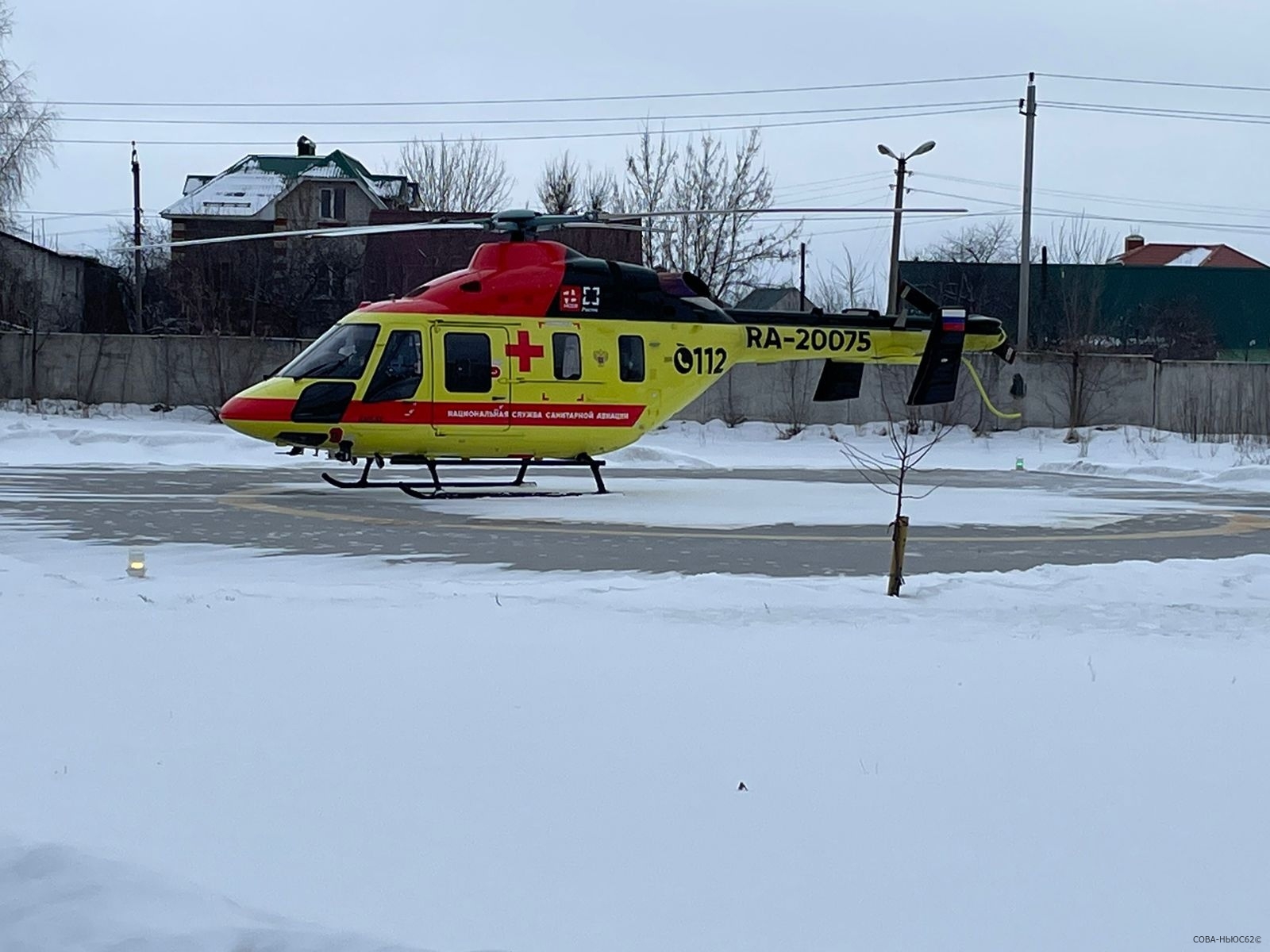 В Рязанской области с начала года вертолет санавиации вылетал на вызовы 10 раз