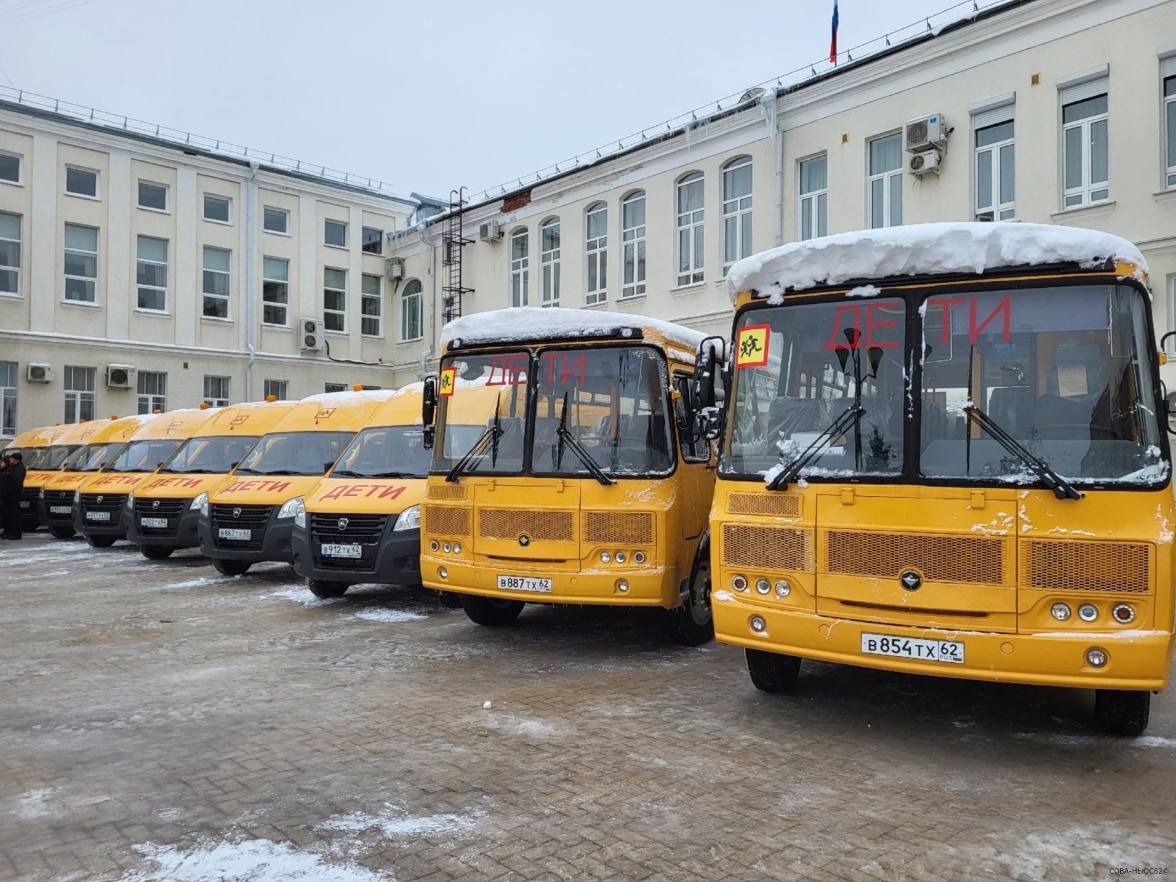 Бранов: в Рязанскую область поступят 44 школьных автобуса и 26 скорых