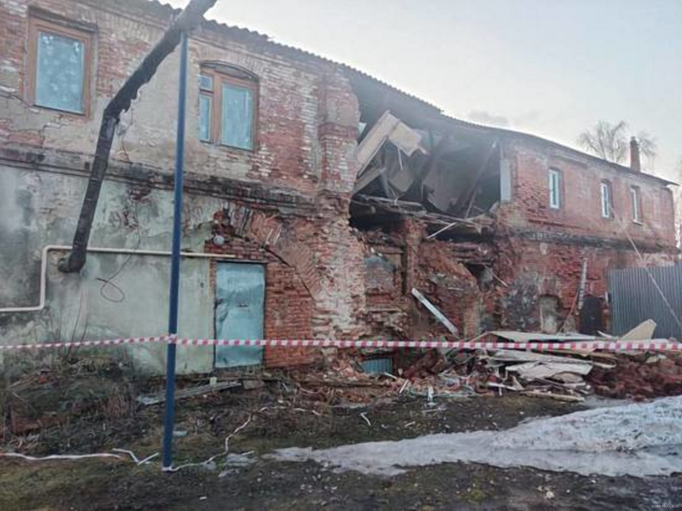Прокуратура инициировала проверку после обрушения стены Дома детского творчества в Сапожке