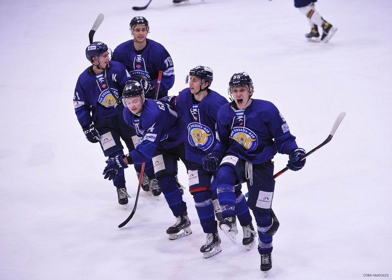 Молодежная хоккейная команда «Рязань-ВДВ» вышла в четвертьфинал НМХЛ