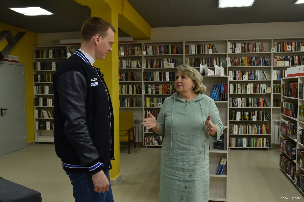 Губернатор Малков пообещал помочь книгами библиотеке в Рязани