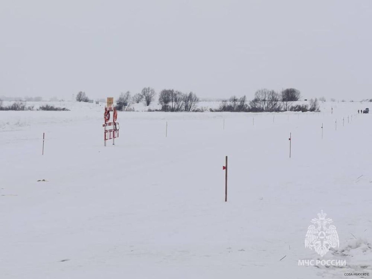 В МЧС сообщили об открытии ледовой переправы у села Юшта в Рязанской области