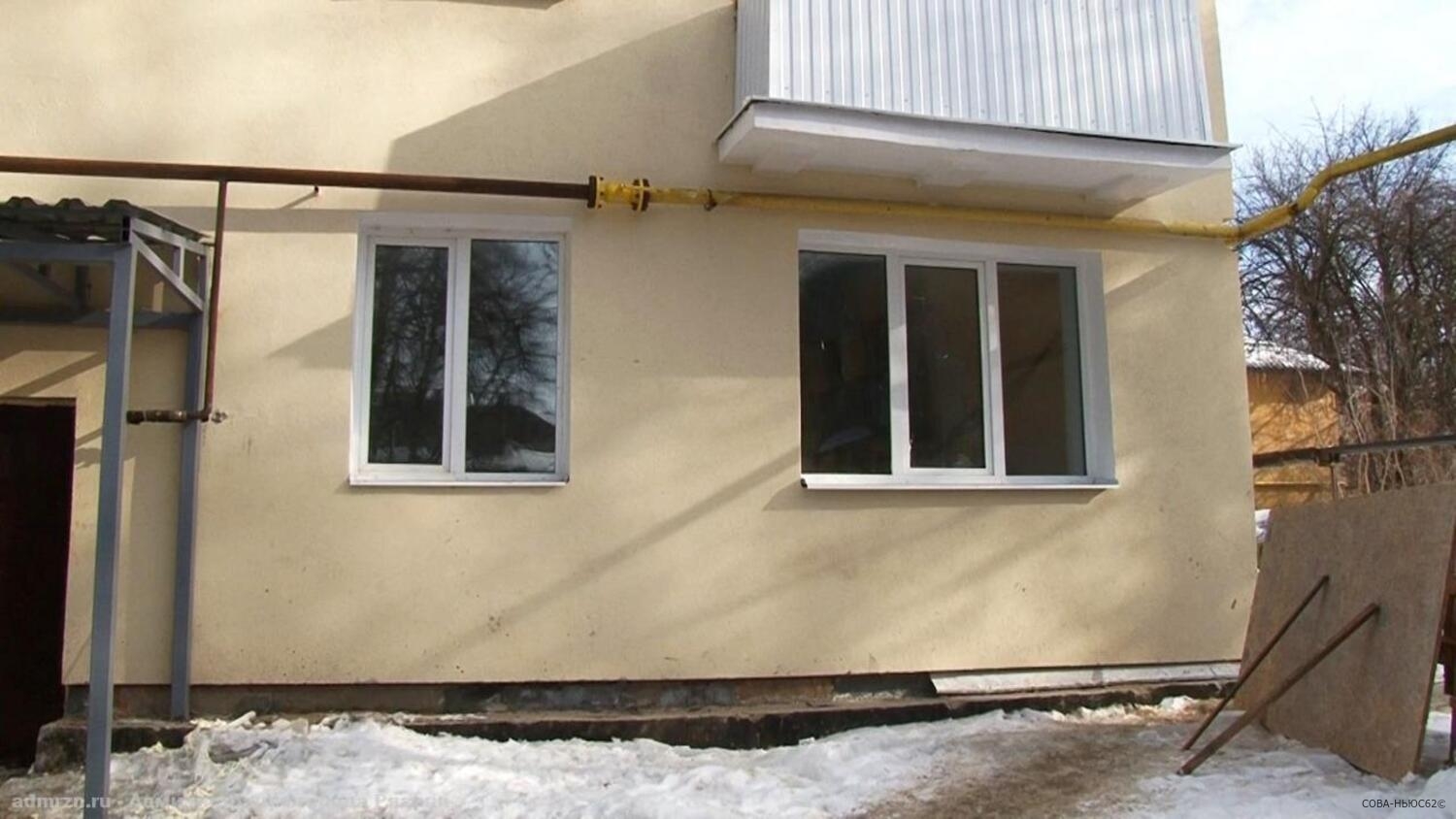 Разрушенный после взрыва дом на Пушкина в Рязани восстановили через год