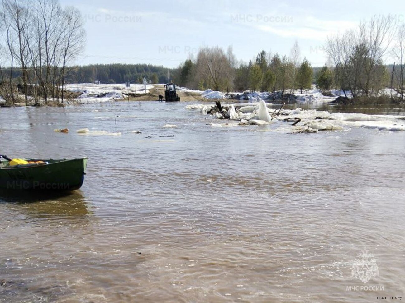 В Рязанской области подтопило 9 мостов